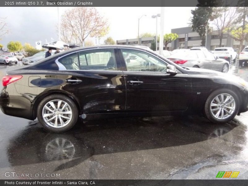 Black Obsidian / Graphite 2015 Infiniti Q50 3.7