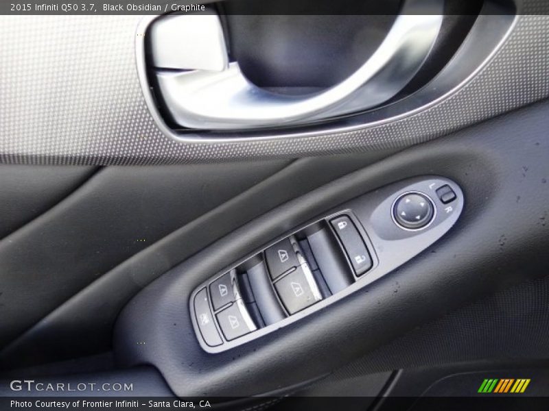 Black Obsidian / Graphite 2015 Infiniti Q50 3.7