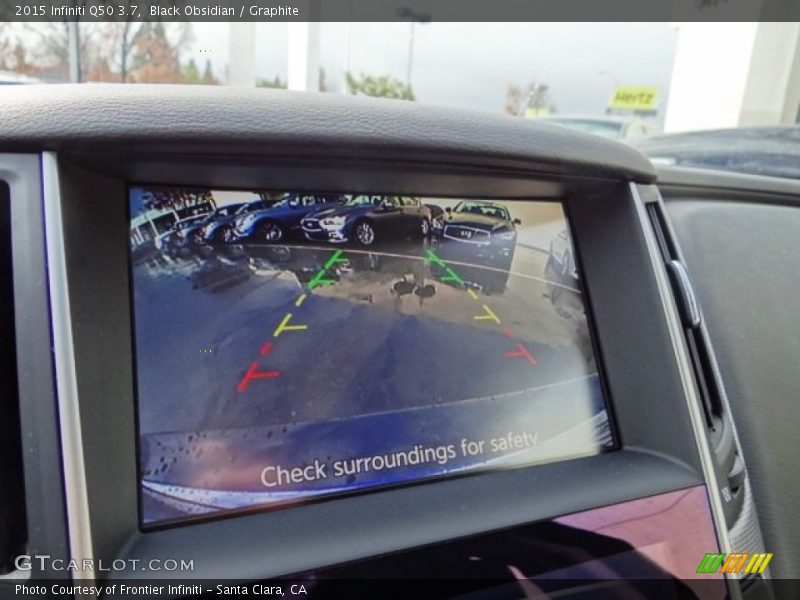 Black Obsidian / Graphite 2015 Infiniti Q50 3.7