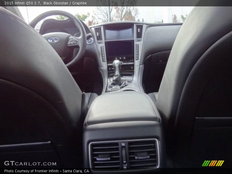 Black Obsidian / Graphite 2015 Infiniti Q50 3.7