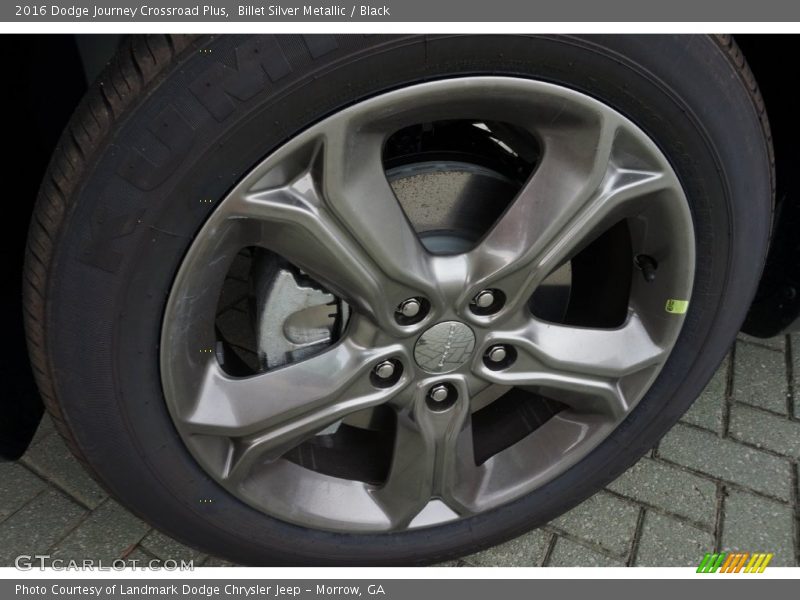 Billet Silver Metallic / Black 2016 Dodge Journey Crossroad Plus