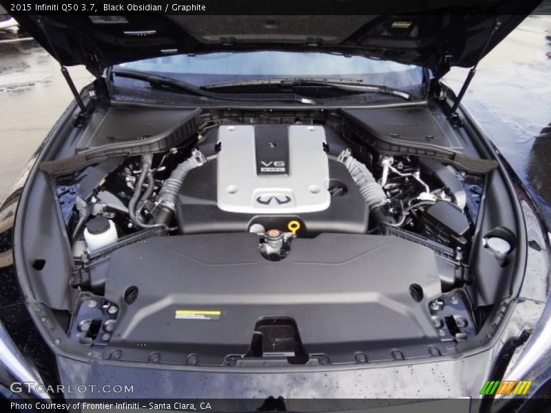Black Obsidian / Graphite 2015 Infiniti Q50 3.7