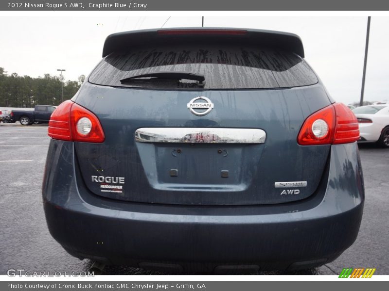 Graphite Blue / Gray 2012 Nissan Rogue S AWD