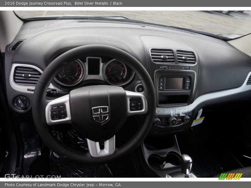 Billet Silver Metallic / Black 2016 Dodge Journey Crossroad Plus