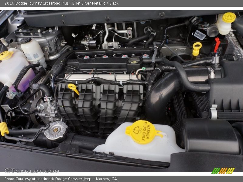 Billet Silver Metallic / Black 2016 Dodge Journey Crossroad Plus