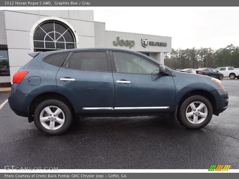 Graphite Blue / Gray 2012 Nissan Rogue S AWD