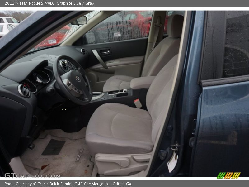 Graphite Blue / Gray 2012 Nissan Rogue S AWD