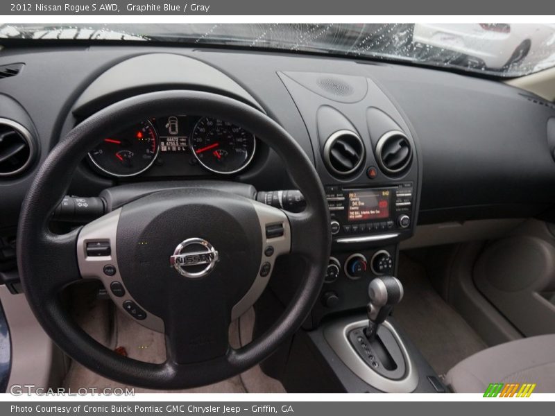 Graphite Blue / Gray 2012 Nissan Rogue S AWD