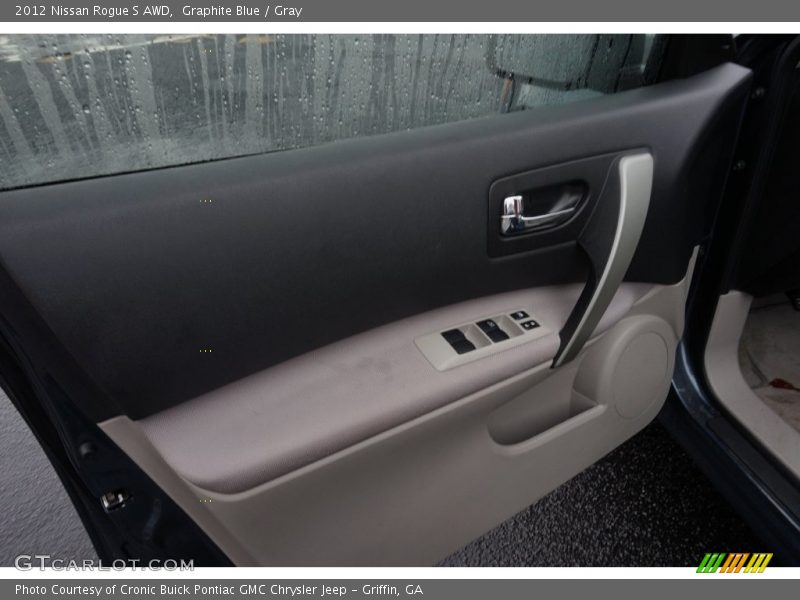 Graphite Blue / Gray 2012 Nissan Rogue S AWD