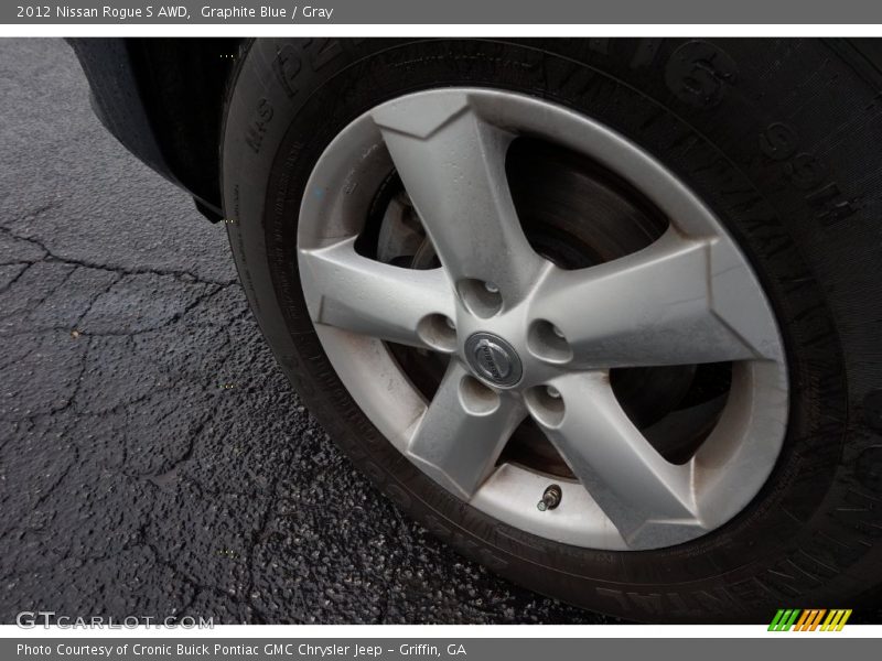 Graphite Blue / Gray 2012 Nissan Rogue S AWD