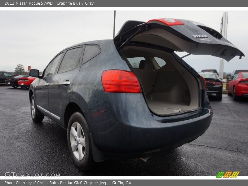 Graphite Blue / Gray 2012 Nissan Rogue S AWD