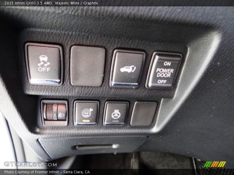 Majestic White / Graphite 2015 Infiniti QX60 3.5 AWD