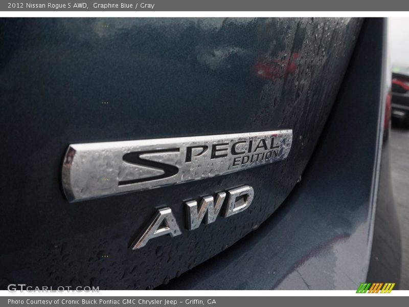 Graphite Blue / Gray 2012 Nissan Rogue S AWD