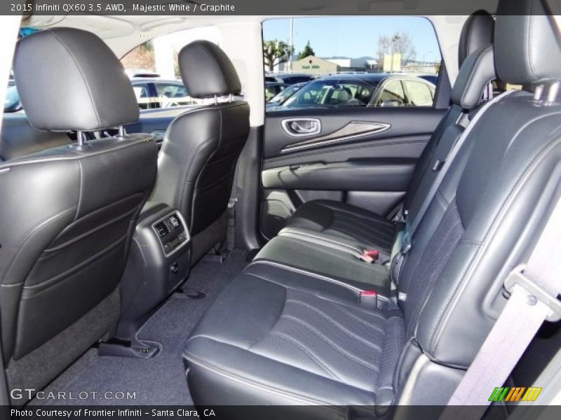 Majestic White / Graphite 2015 Infiniti QX60 3.5 AWD