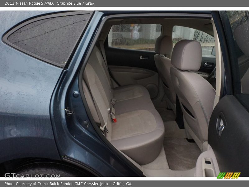 Graphite Blue / Gray 2012 Nissan Rogue S AWD