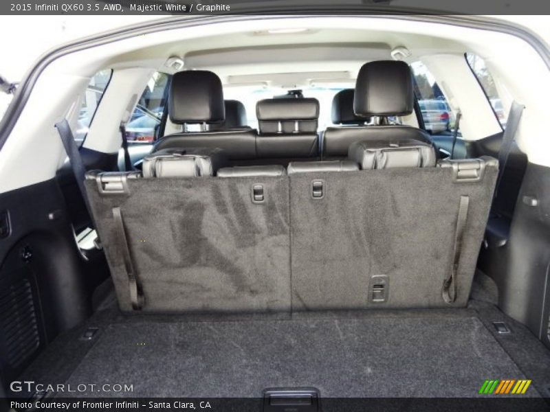 Majestic White / Graphite 2015 Infiniti QX60 3.5 AWD