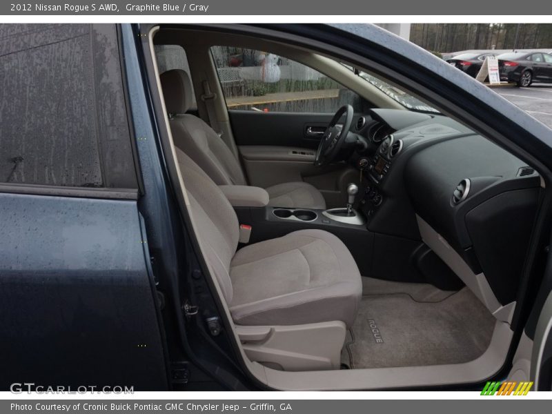Graphite Blue / Gray 2012 Nissan Rogue S AWD