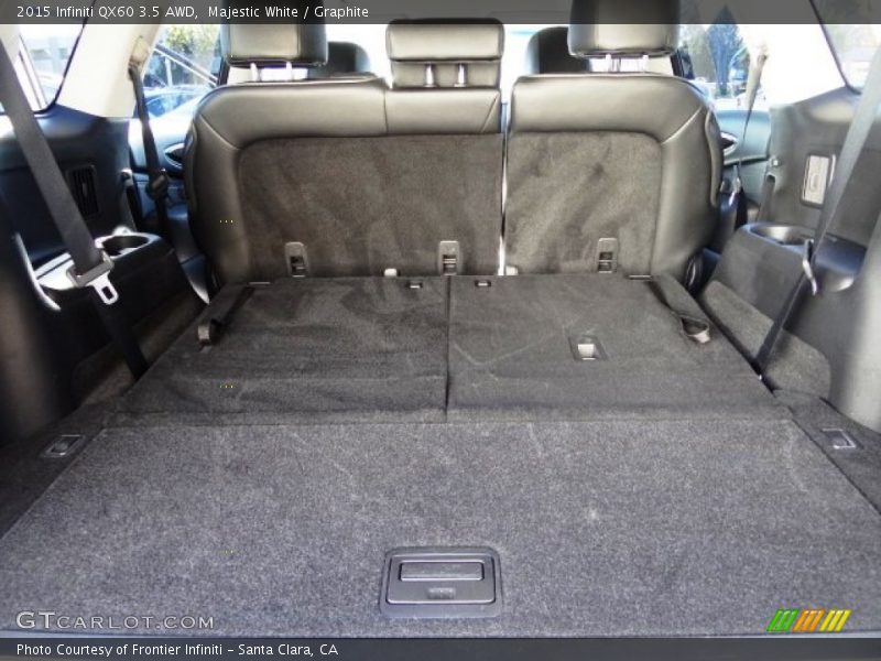 Majestic White / Graphite 2015 Infiniti QX60 3.5 AWD