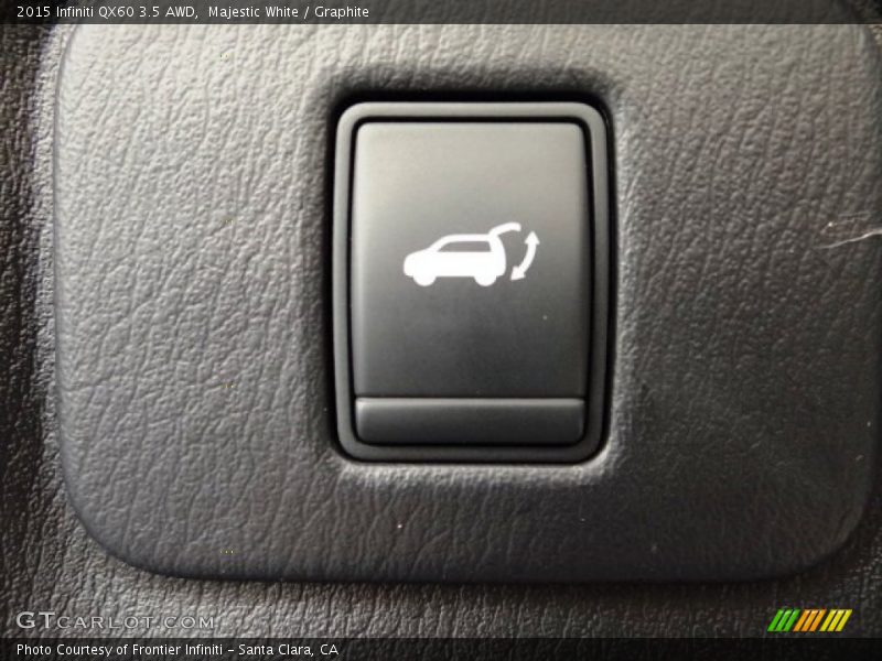 Majestic White / Graphite 2015 Infiniti QX60 3.5 AWD