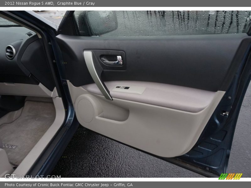 Graphite Blue / Gray 2012 Nissan Rogue S AWD