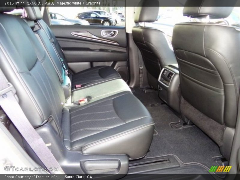 Majestic White / Graphite 2015 Infiniti QX60 3.5 AWD
