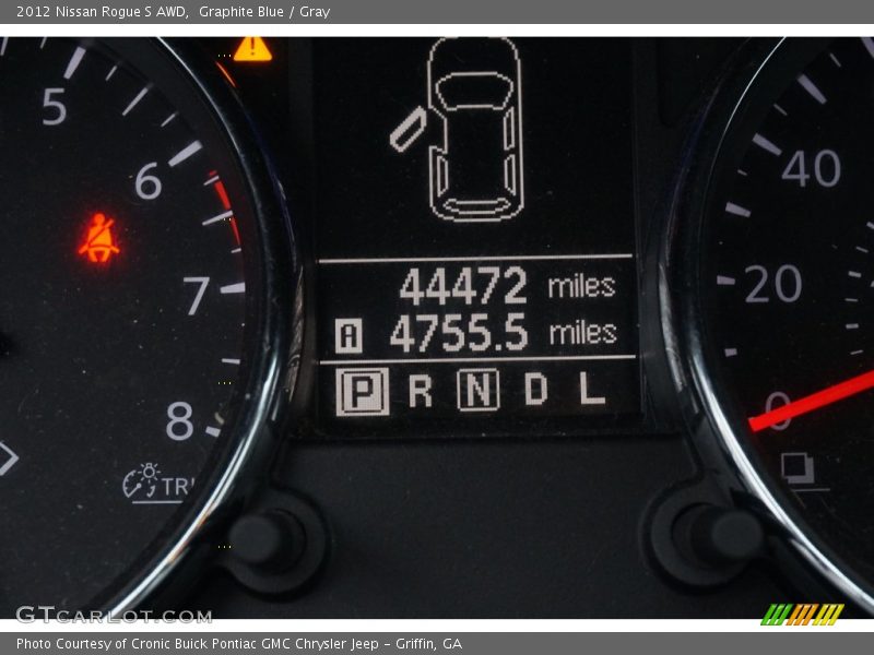 Graphite Blue / Gray 2012 Nissan Rogue S AWD
