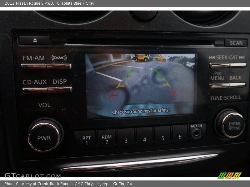 Graphite Blue / Gray 2012 Nissan Rogue S AWD