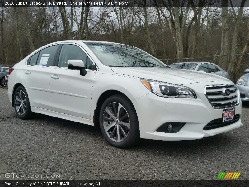 Crystal White Pearl / Warm Ivory 2016 Subaru Legacy 3.6R Limited