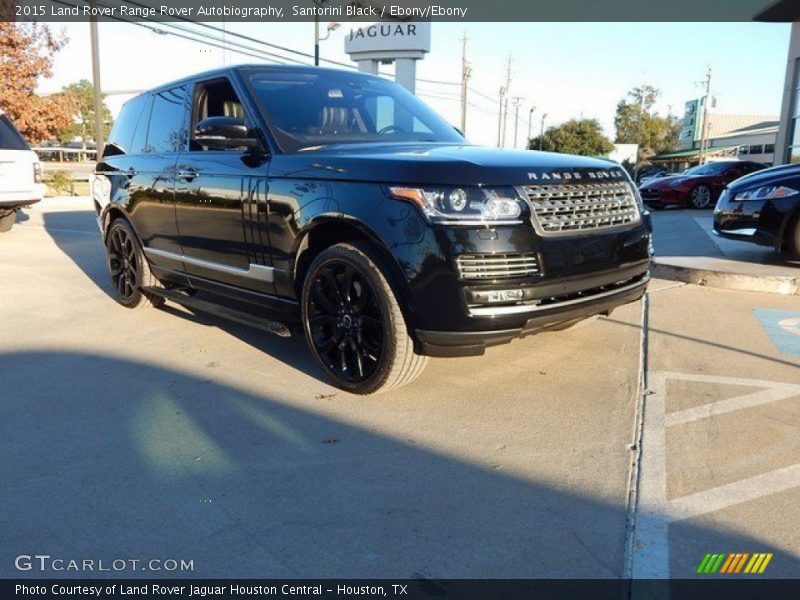 Santorini Black / Ebony/Ebony 2015 Land Rover Range Rover Autobiography