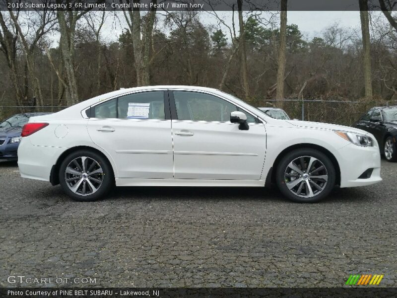 Crystal White Pearl / Warm Ivory 2016 Subaru Legacy 3.6R Limited