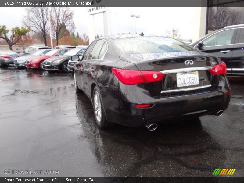 Black Obsidian / Graphite 2015 Infiniti Q50 3.7