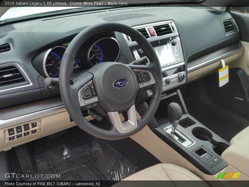 Crystal White Pearl / Warm Ivory 2016 Subaru Legacy 3.6R Limited