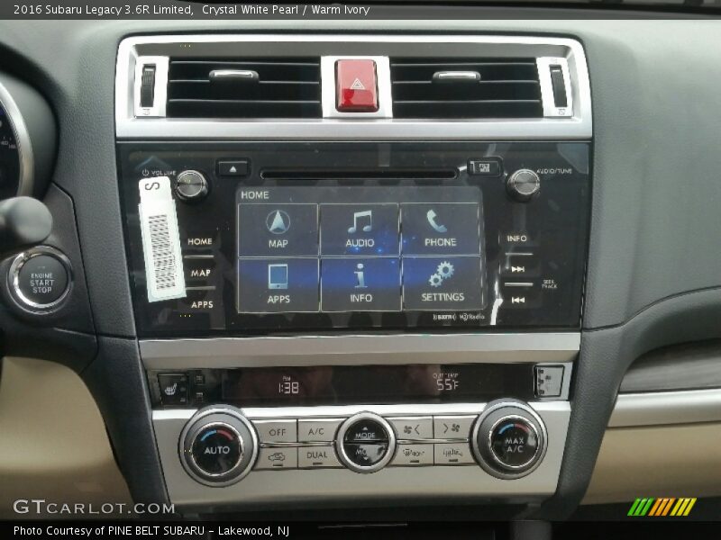 Crystal White Pearl / Warm Ivory 2016 Subaru Legacy 3.6R Limited