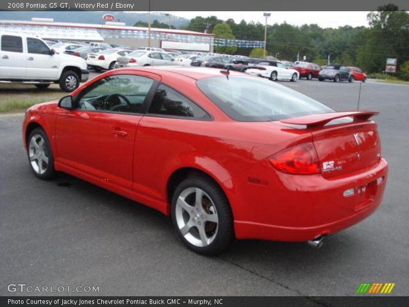 Victory Red / Ebony 2008 Pontiac G5 GT