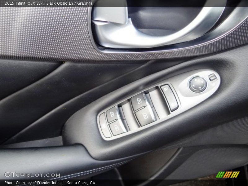 Black Obsidian / Graphite 2015 Infiniti Q50 3.7
