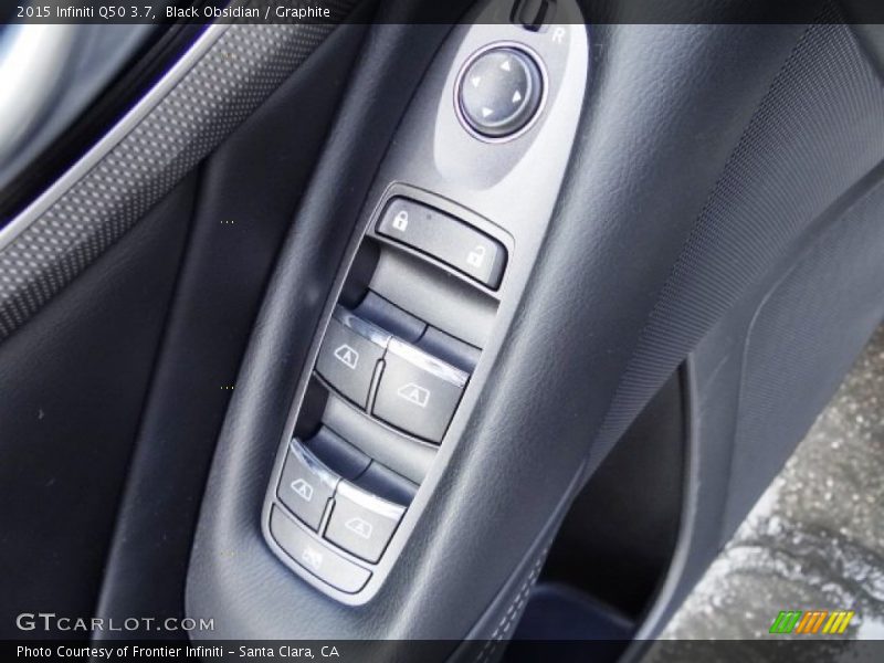 Black Obsidian / Graphite 2015 Infiniti Q50 3.7