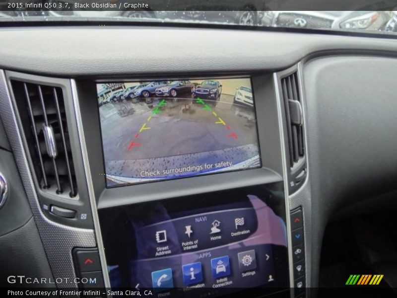 Black Obsidian / Graphite 2015 Infiniti Q50 3.7