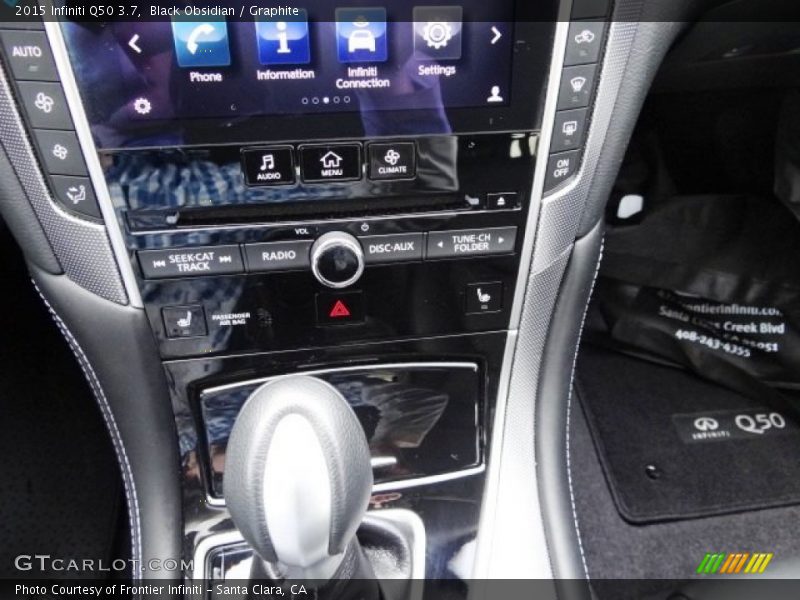 Black Obsidian / Graphite 2015 Infiniti Q50 3.7