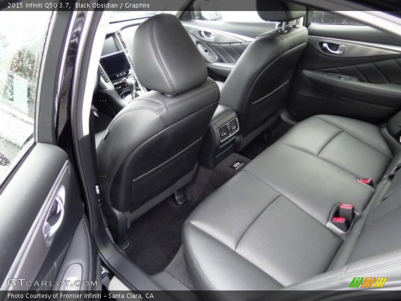 Black Obsidian / Graphite 2015 Infiniti Q50 3.7