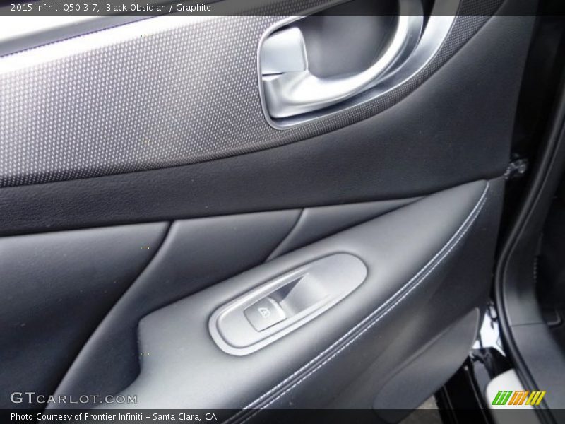 Black Obsidian / Graphite 2015 Infiniti Q50 3.7