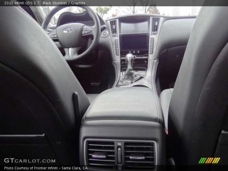 Black Obsidian / Graphite 2015 Infiniti Q50 3.7