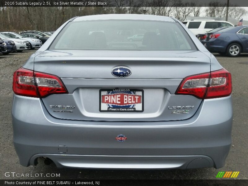 Ice Silver Metallic / Slate Black 2016 Subaru Legacy 2.5i