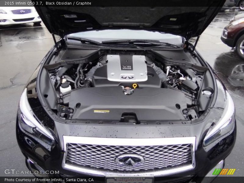 Black Obsidian / Graphite 2015 Infiniti Q50 3.7