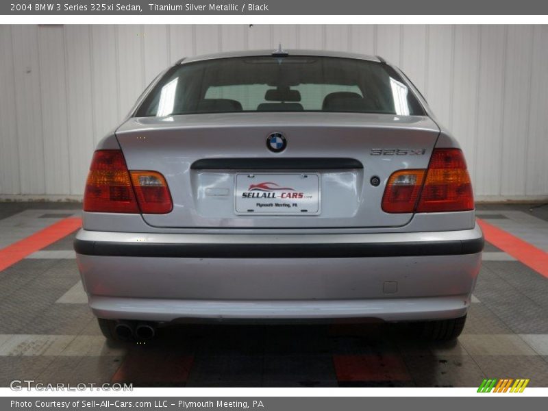 Titanium Silver Metallic / Black 2004 BMW 3 Series 325xi Sedan