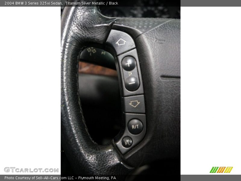 Titanium Silver Metallic / Black 2004 BMW 3 Series 325xi Sedan