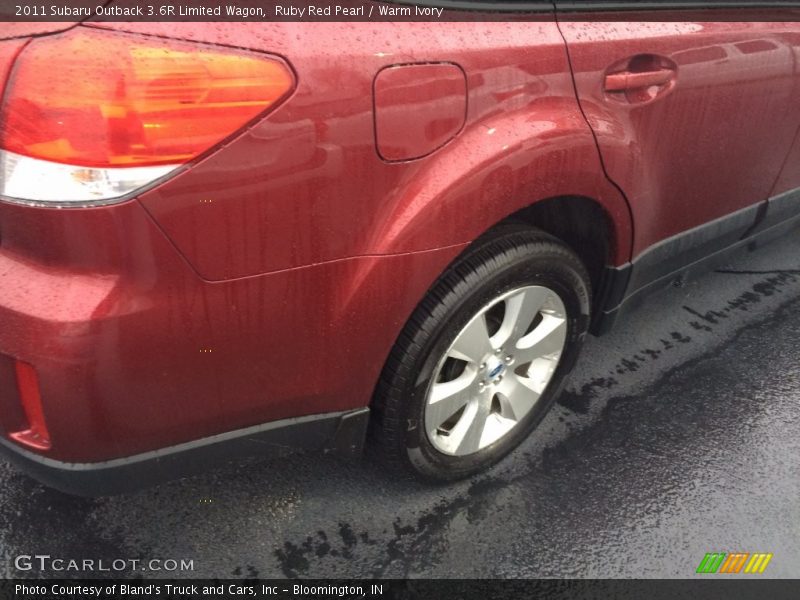 Ruby Red Pearl / Warm Ivory 2011 Subaru Outback 3.6R Limited Wagon