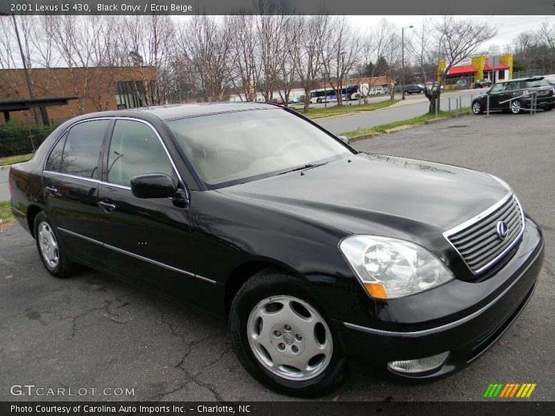 Black Onyx / Ecru Beige 2001 Lexus LS 430