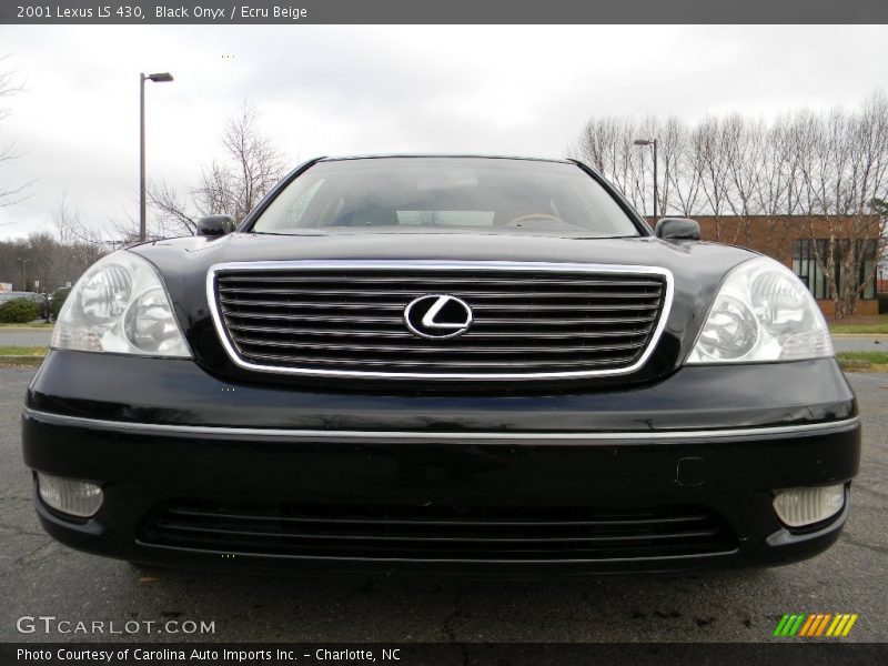 Black Onyx / Ecru Beige 2001 Lexus LS 430