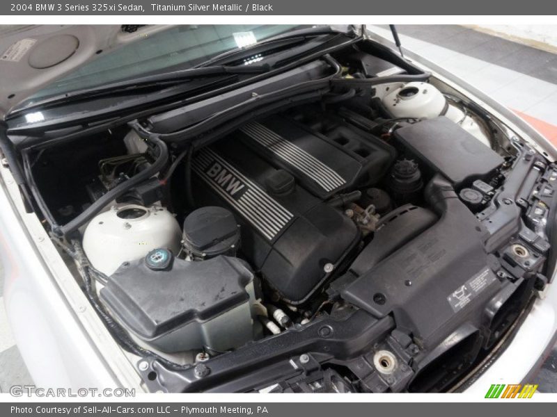 Titanium Silver Metallic / Black 2004 BMW 3 Series 325xi Sedan