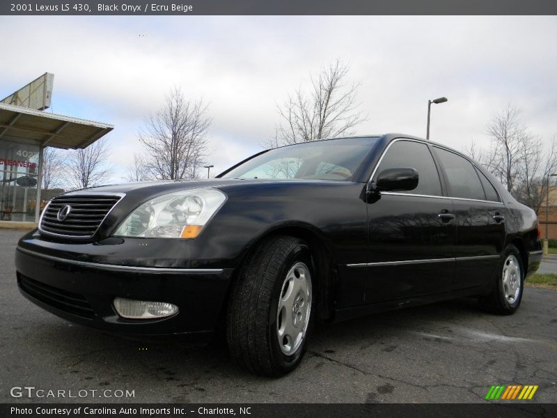 Black Onyx / Ecru Beige 2001 Lexus LS 430
